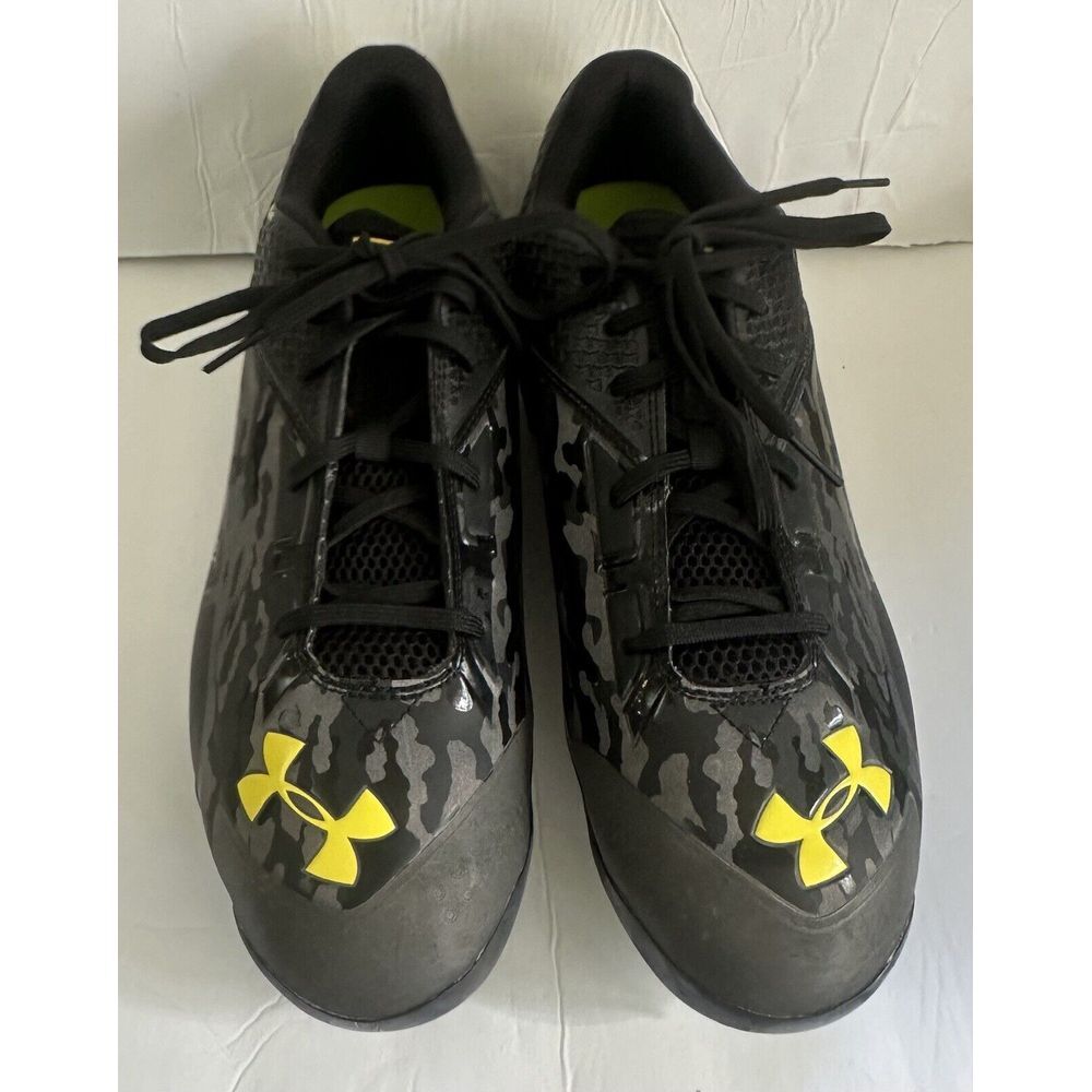 Under Armour Mens‎ Deception Low Diamondtips Baseball Cleat "Batman" Size 11.5